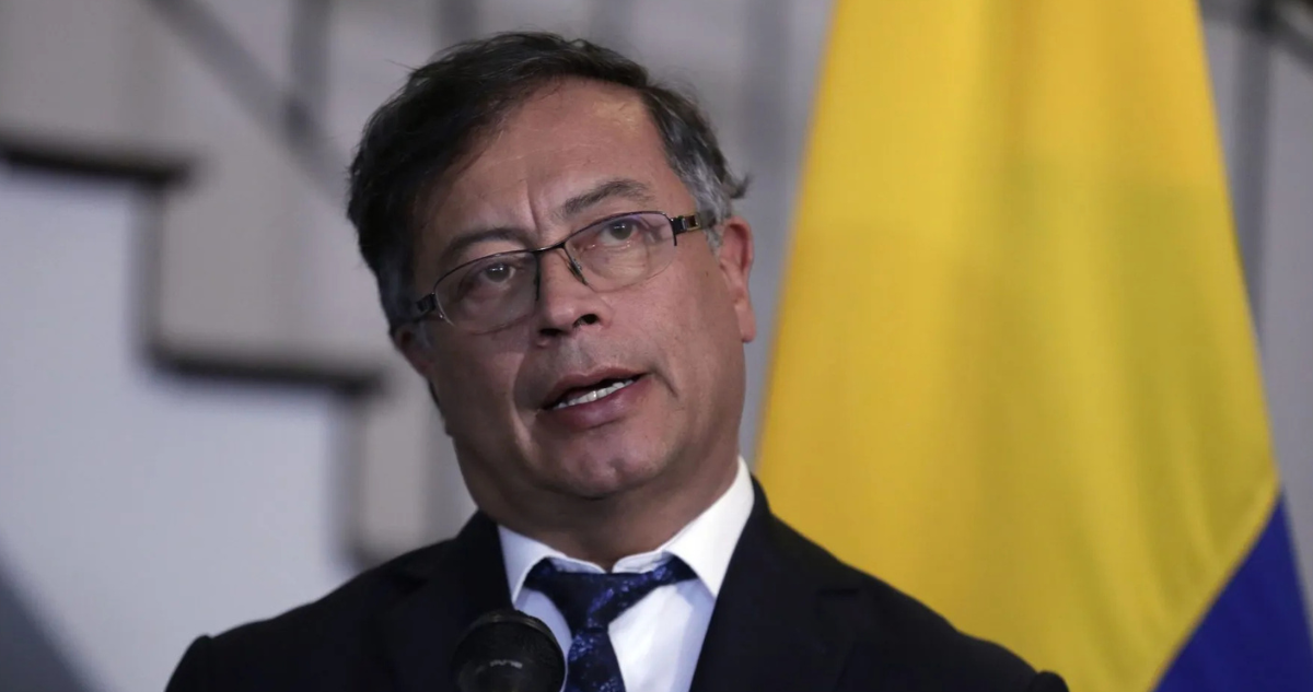 El presidente de Colombia, Gustavo Petro