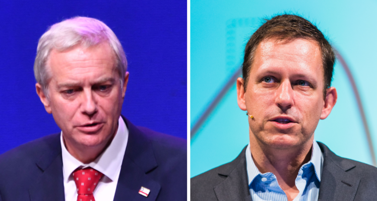 Presidencia confirma que Kast se reunió con empresario Peter Thiel, cofundador de PayPal y Palantir