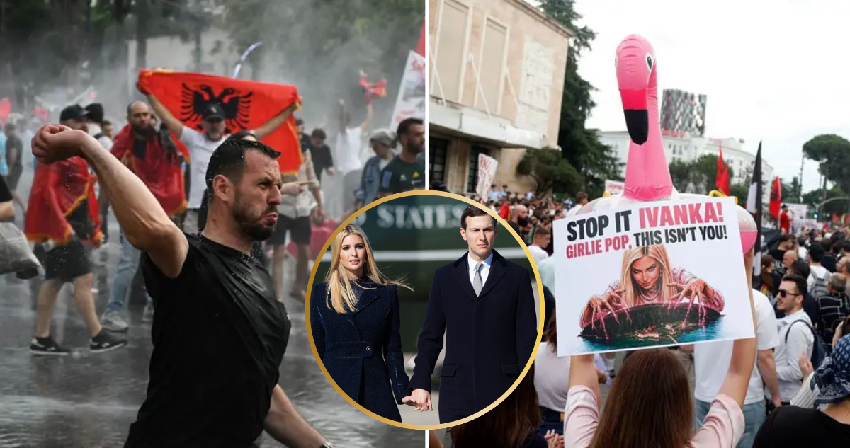 Proetstas en Albania porproyecto de yerno de Trump