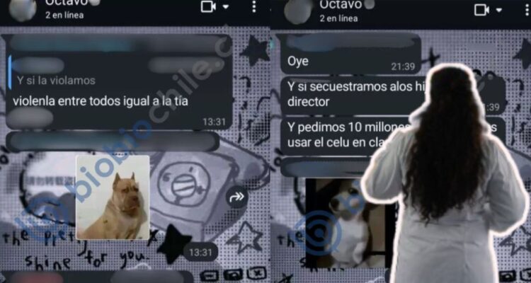 Profesora que denunció amenaza de violación en Puerto Montt
