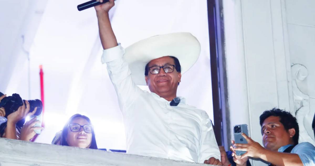 El candidato Roberto Sánchez