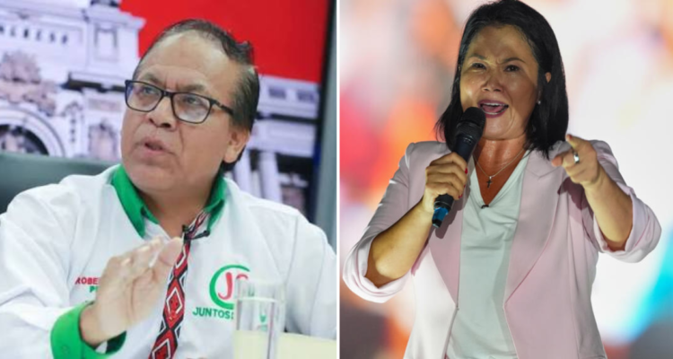 Roberto Sánchez y Keiko Fujimori