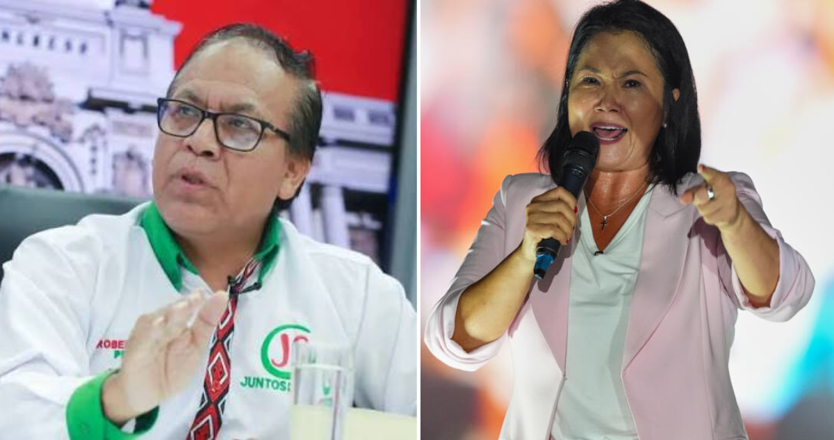 Roberto Sánchez y Keiko Fujimori