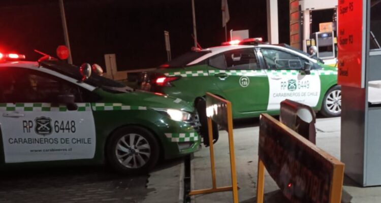 Robo de camioneta en servicentro de Angol