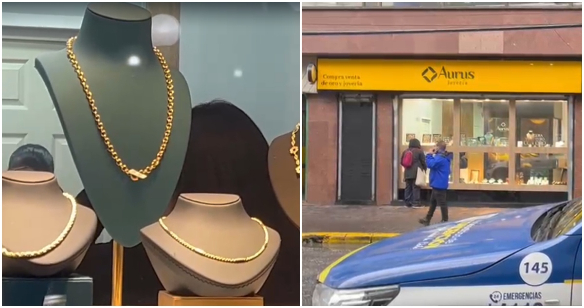 Robo en joyería Aurus en Concepción