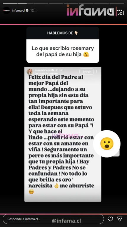 Instagram Storie de Rosemarie Dietz