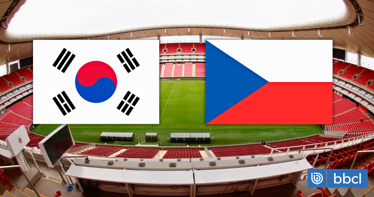 Corea del Sur vs República Checa por el Mundial 20