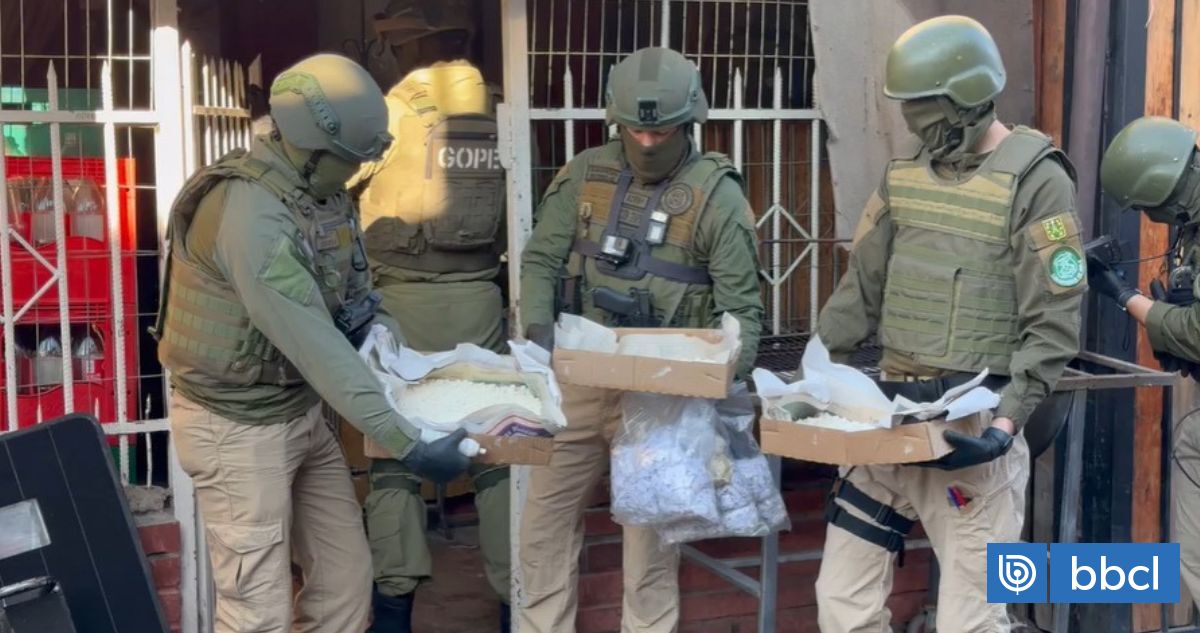 Operativo antidrogas en San Bernardo deja 13 detenidos: clan