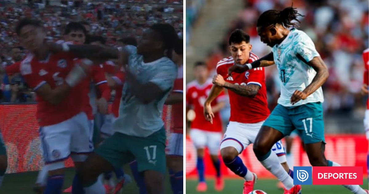 VIDEO | Rafael Leão justificó golpe a Iván Román en amistoso