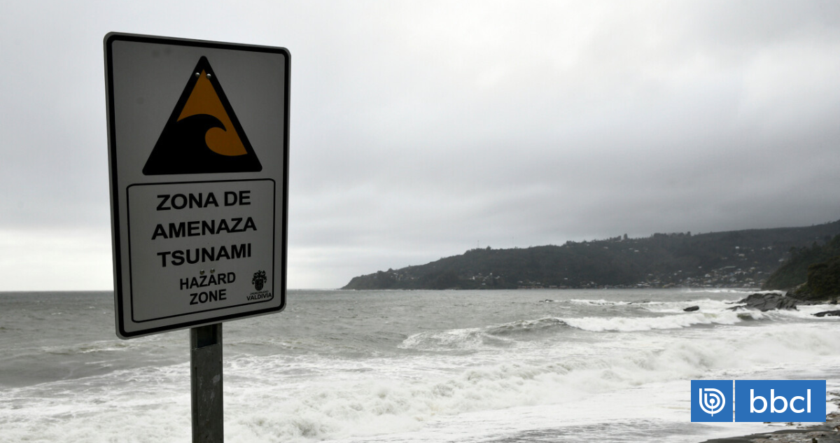 SHOA descarta riesgo de tsunami en las costas de Chile tras 