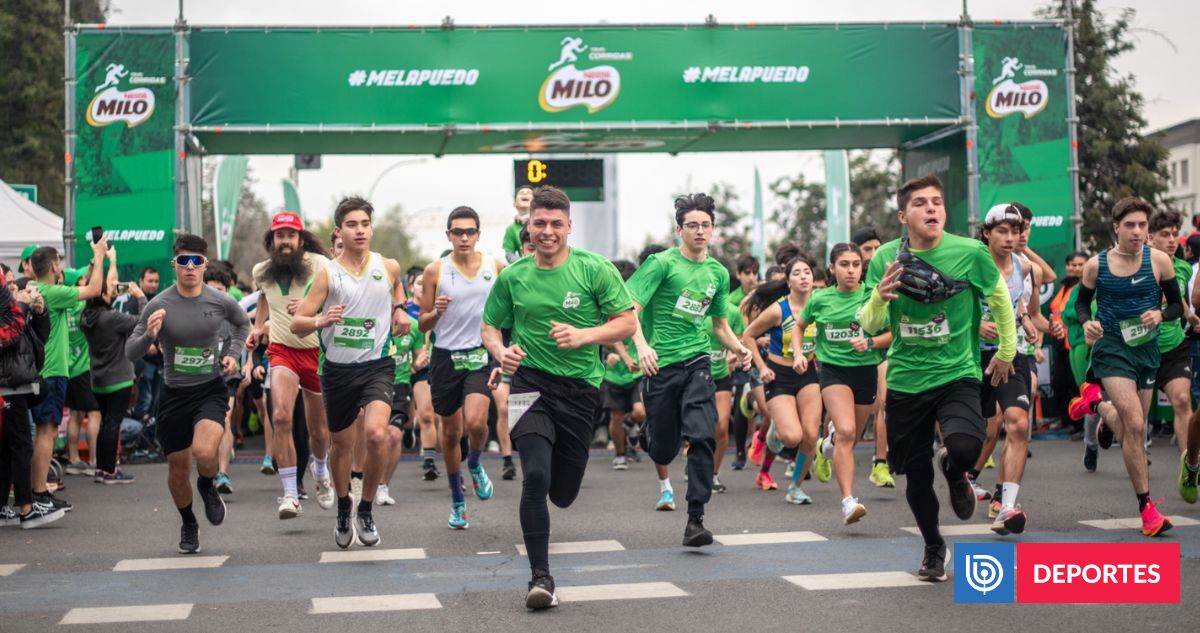 Tour Corridas Milo cierra en Santiago: 10 mil inscritos agot