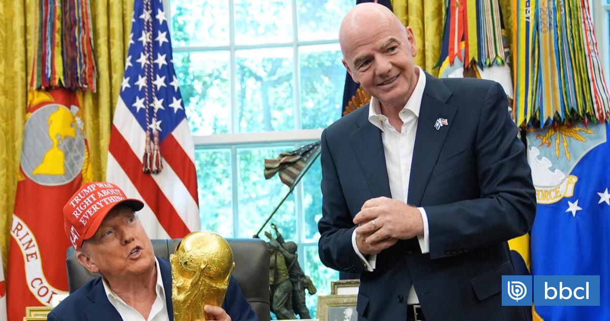 Portada de L'Équipe ridiculiza a Trump e Infantino en vísper