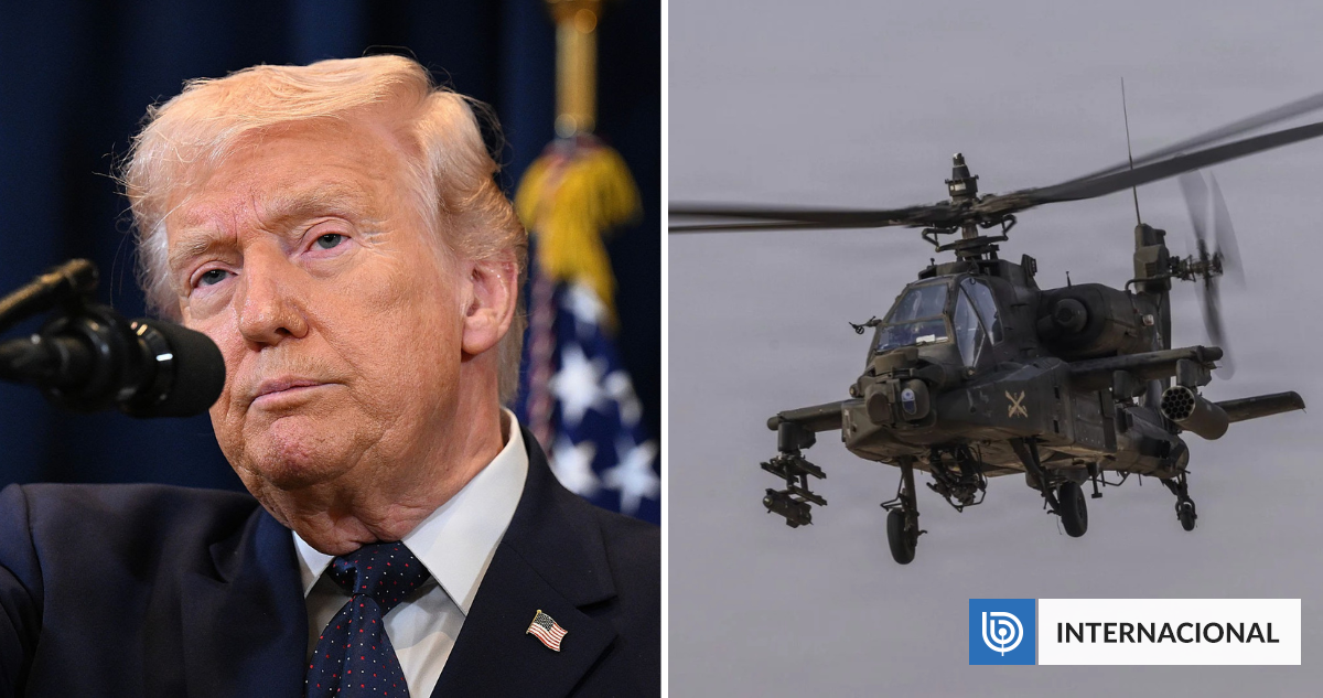 Trump denuncia que Irán derribó un helicóptero de EEUU en Or