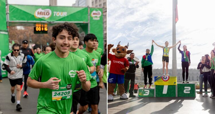 Tour Corridas Milo hizo vibrar Santiago
