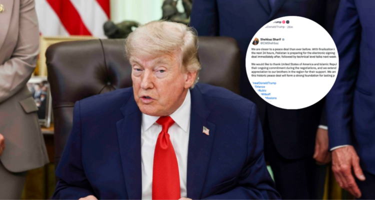 Trump compartió en redes mensaje de Pakistán: "Estamos más cerca que nunca de un acuerdo de paz"