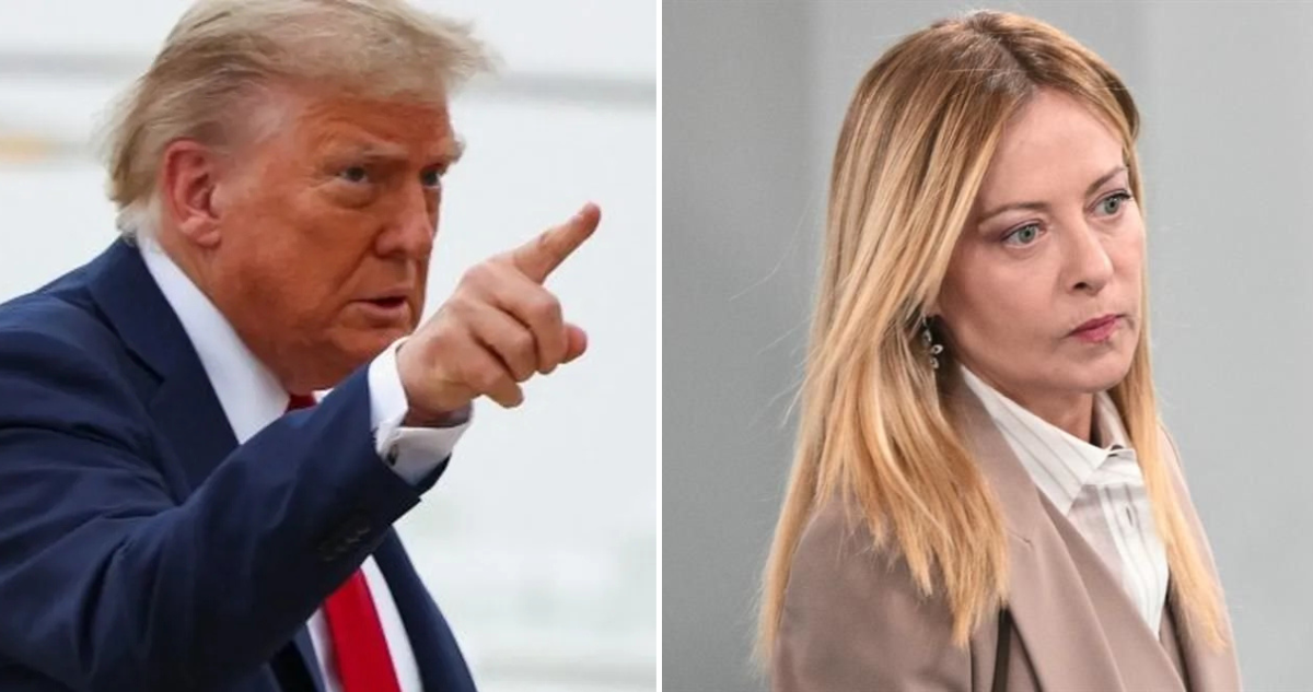 Trump vuelve a criticar a Meloni