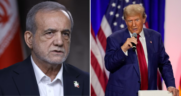Pezeshkian y Trump