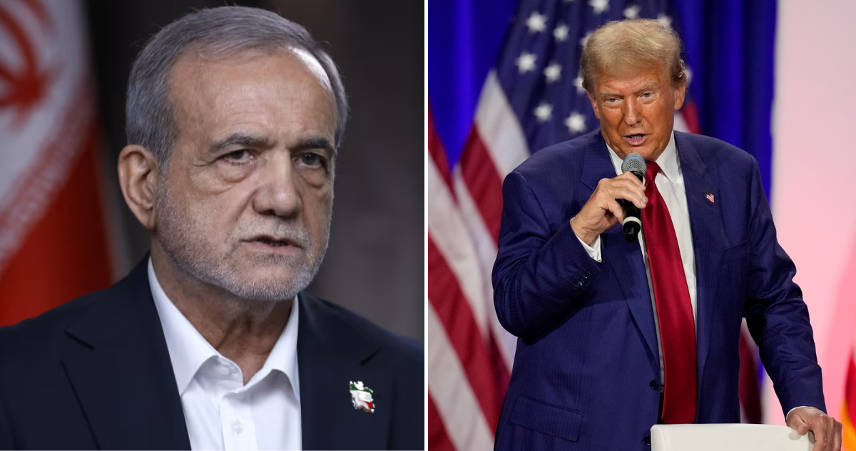 Pezeshkian y Trump