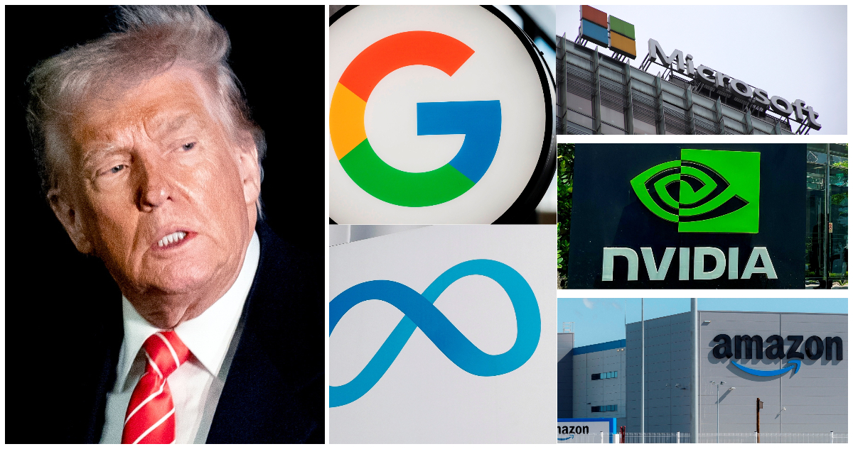 Trump amenaza con arancel del 100% a Europa si decide aplicar impuesto a digitales como Google o Apple