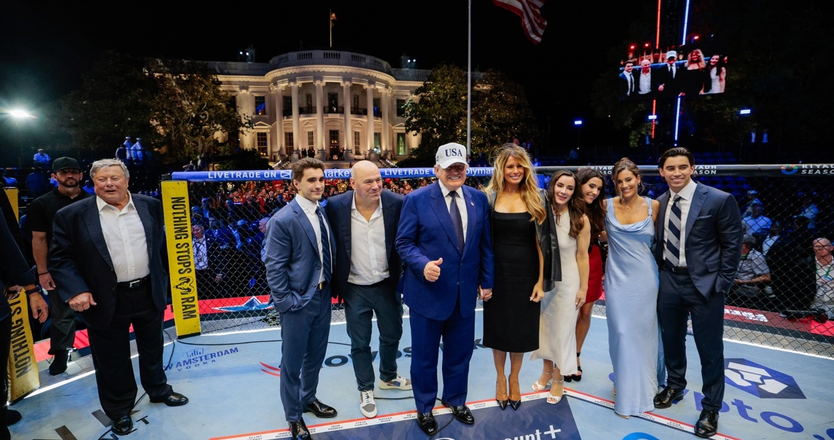 Trump dice que velada UFC fue “uno de los días más emocionantes” en la historia de la Casa Blanca
