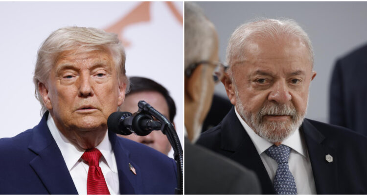 Trump dice que Brasil es un país "políticamente difícil" y Lula le pide no entrometerse en elecciones