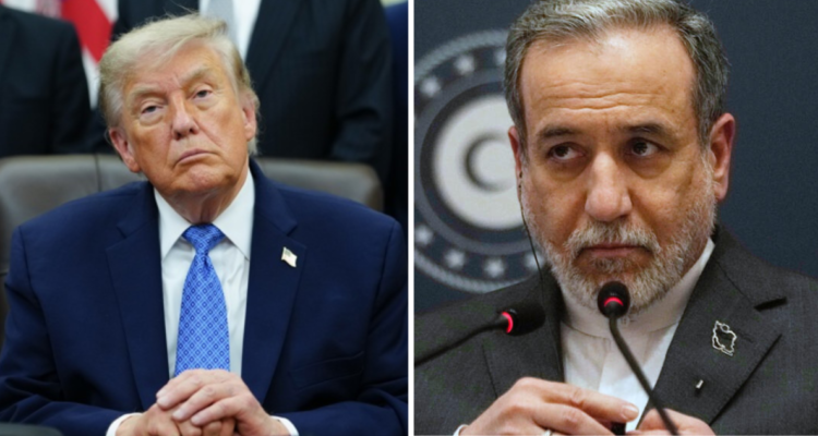 Donald Trumo y Abbas Araghchi