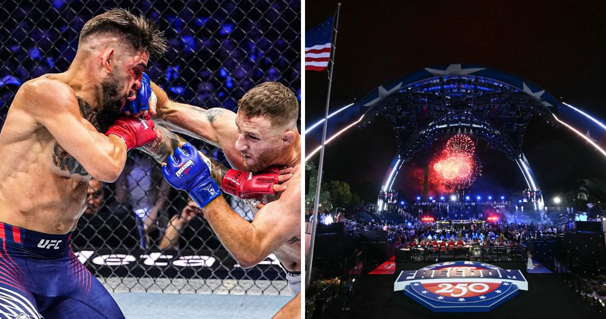 UFC Casa Blanca: local Gaethje ganó a Topuria en polémico cumpleaños de Donald Trump.