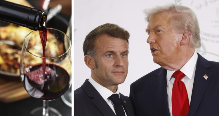 El ultimátum de Trump a Macron: 100% de arancel al vino francés si no elimina un impuesto digital