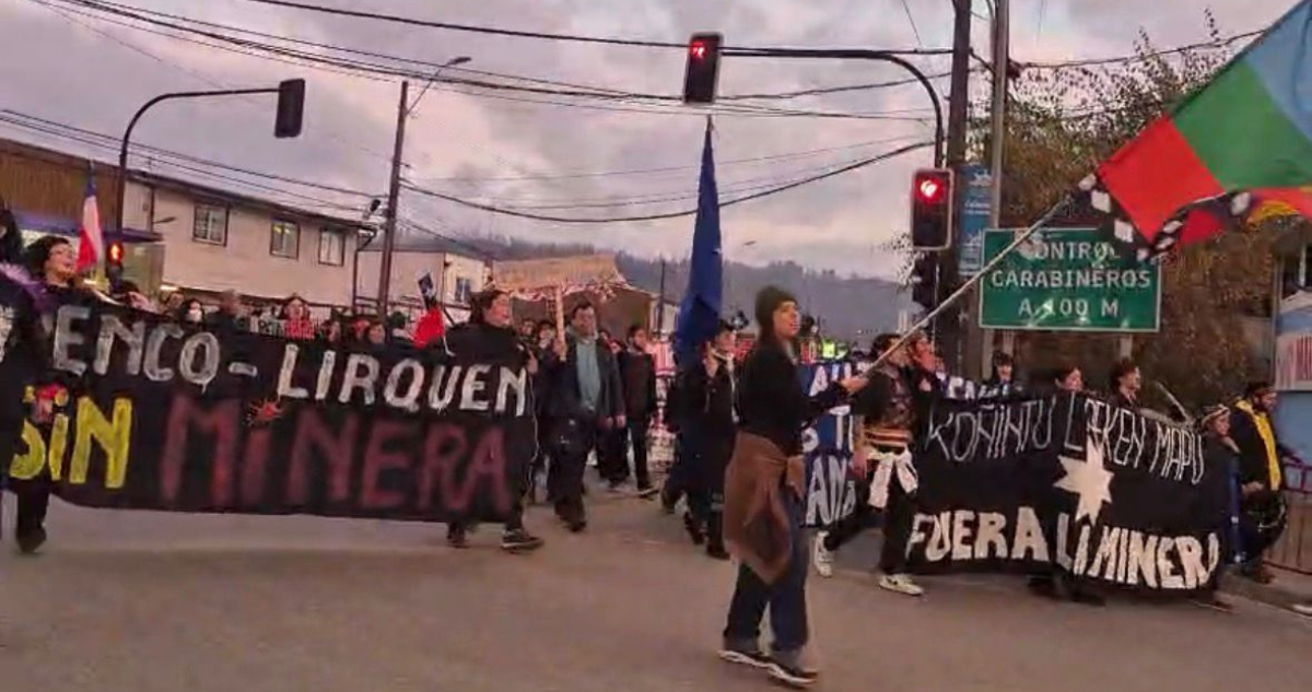 “Van a destruir todo”: Vecinos de Penco se manifestaron en contra del proyecto minero Tierras Raras