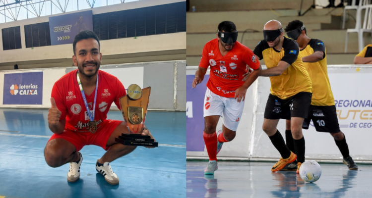 Capitán de la selección chilena de fútbol para ciegos conquista su primer título regional en Brasil