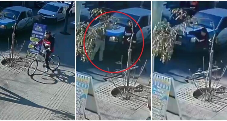 VIDEO | Carabinero (r) dispara a ciclista en medio de conflicto vial en Santiago y se autodenuncia