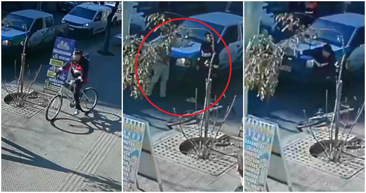 VIDEO | Carabinero (r) dispara a ciclista en medio de conflicto vial en Santiago y se autodenuncia