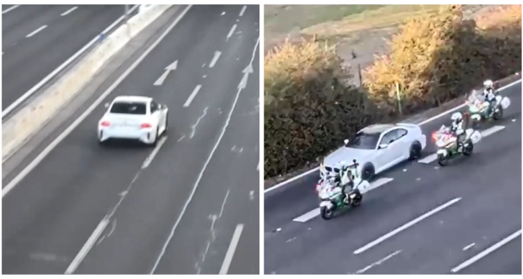 VIDEO | Revelan imágenes de cómo fue detenido el conductor sorprendido a 264 km/h en Costanera Norte