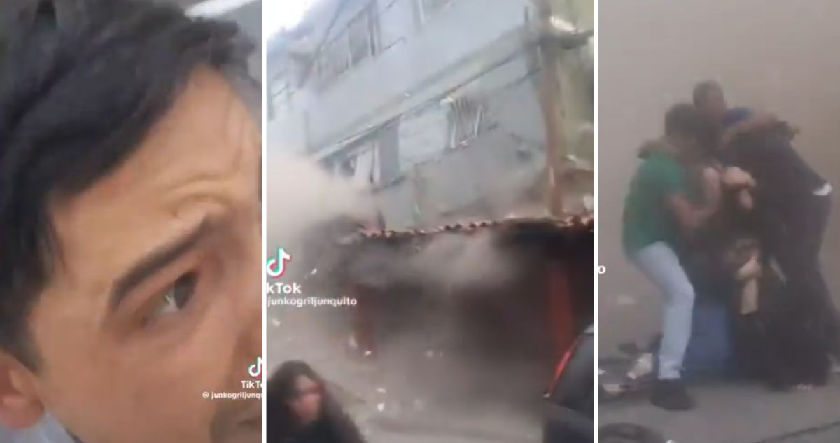 “Mi mamá”: Video viral muestra el momento exacto del derrumbe de viviendas por terremoto en Venezuela
