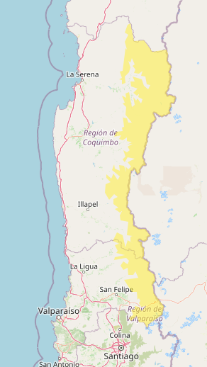 DMC pronostica rachas hasta 70 km/h y probable viento blanco para cordillera de Coquimbo y Valparaíso