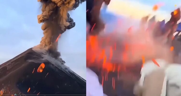 Video | Turistas salvaron de milagro de lluvia fuego tras desafiar al volcán más activo de Guatemala