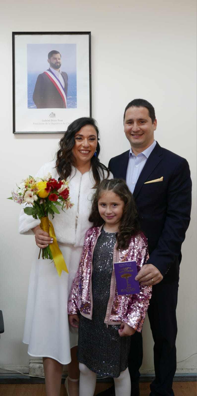 Viviana y su familia