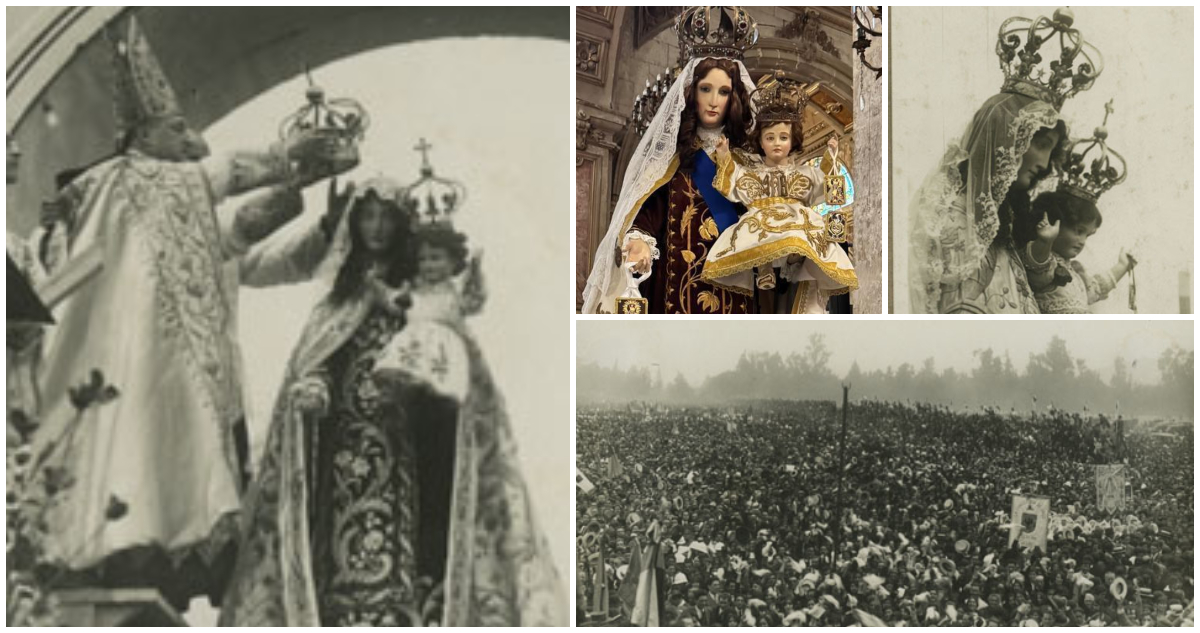 100 años de la “Reina de Chile”: el día en que medio millón de personas coronó a la Virgen del Carmen