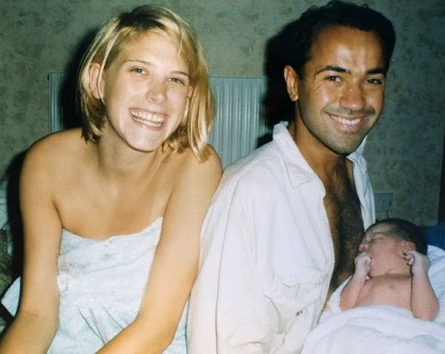 ARCHIVO | Rachel Nickell, André y Alex Hanscombe.