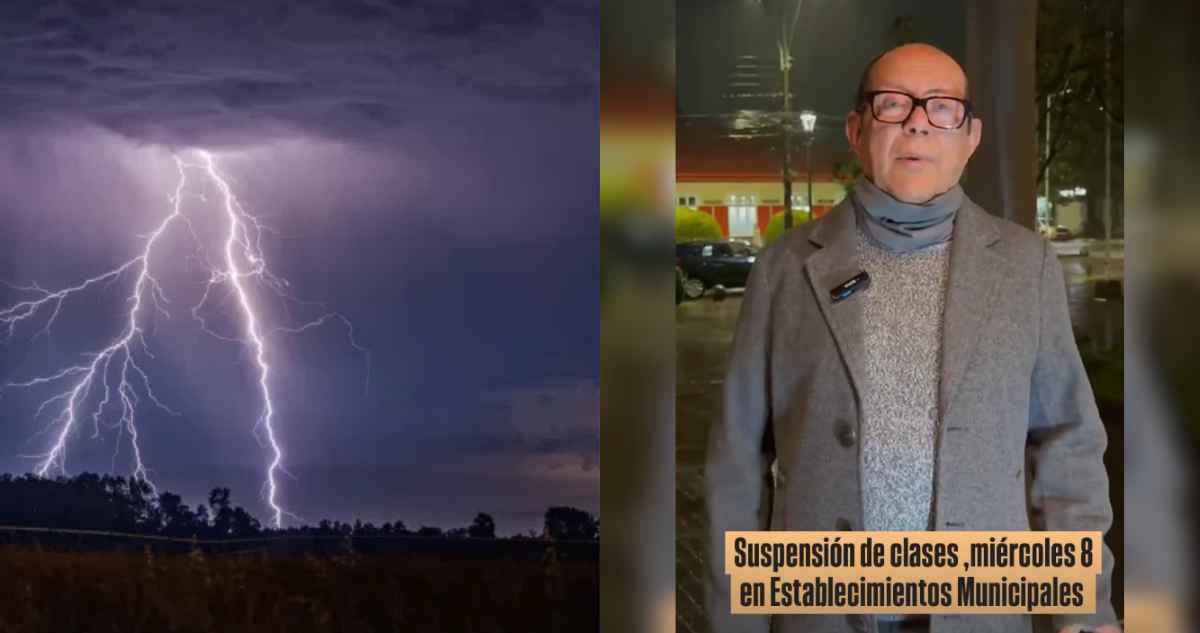 Suspenden clases en establecimientos municipales de Villarrica a raíz de sistema frontal
