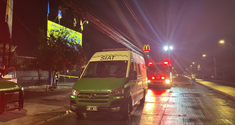 Conductor muere tras fatal colisión con posterior volcamiento en San Bernardo