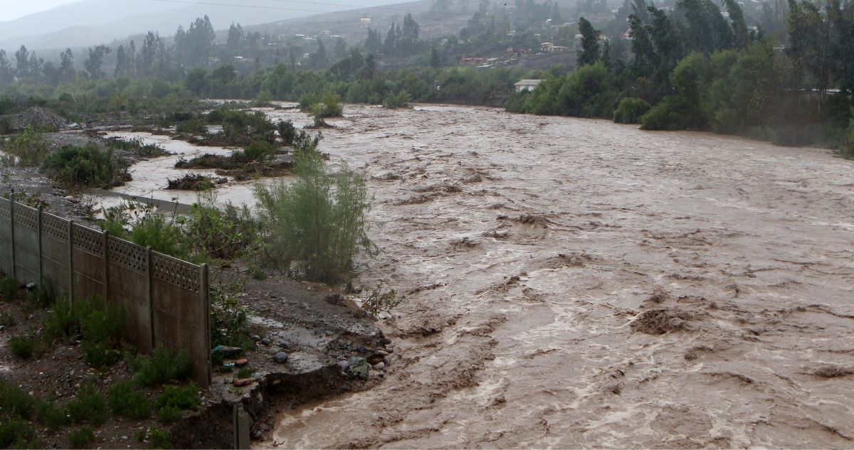 Alerta preventiva por crecidas en Elqui: Senapred llama a evitar riberas de ríos, esteros y quebradas