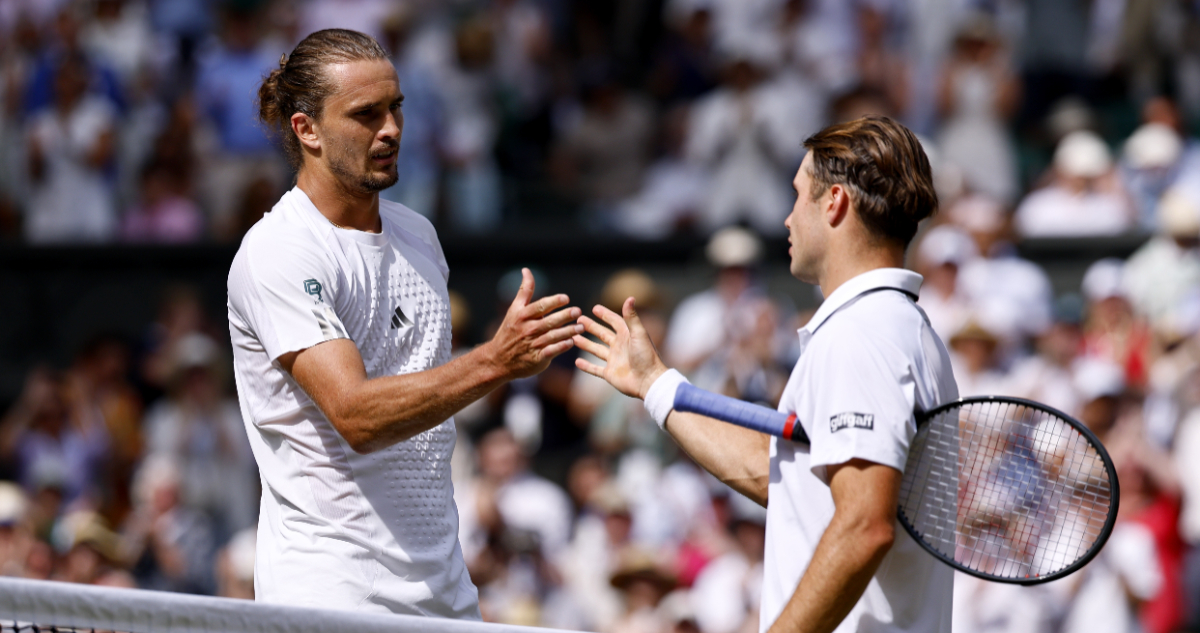 Alexander Zverev y Arthur Fery en Wimbledon