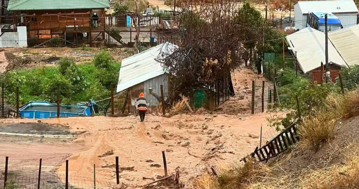 Aluvión en Los Vilos