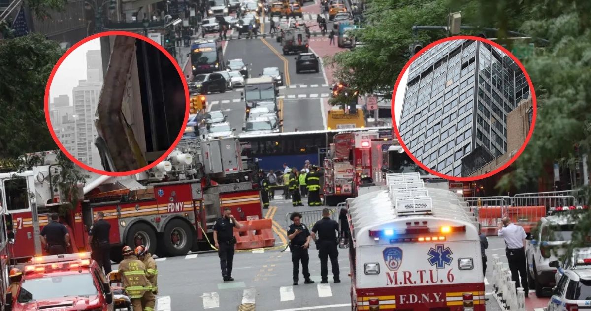 Caos total por rascacielo a punto del derrumbe en Nueva York: “Las vigas se doblan como cigarrillos”