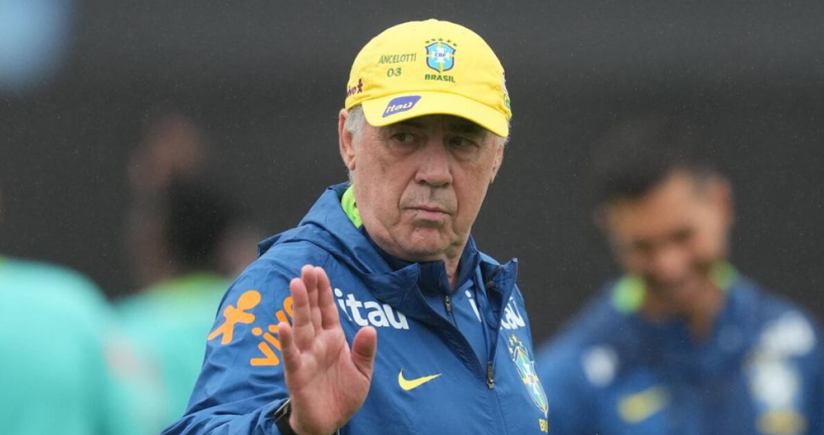 Carlo Ancelotti anuncia que va a renovar la selección de Brasil tras fracaso mundialista