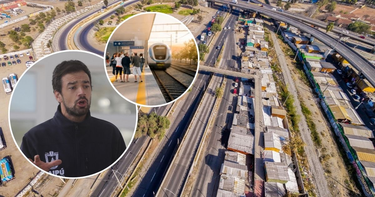 Ante erradicación de campamento en Maipú: Vodanovic pide cuarta estación de futuro tren a Melipilla