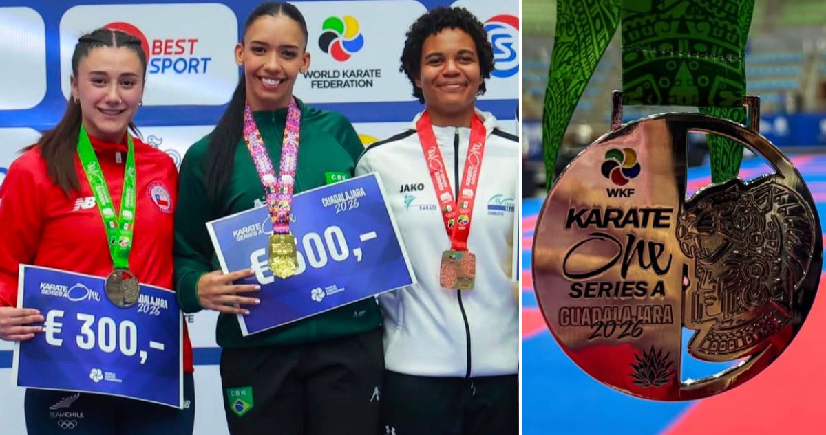 Antonella Navarro entre las grandes en Liga Mundial de karate: se subió al podio en México