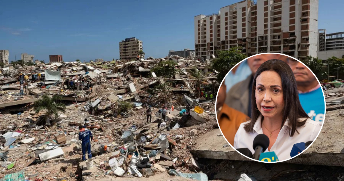 Venezuela se convirtió en un estado fallido y la tragedia lo evidenció afirma María Corina Machado