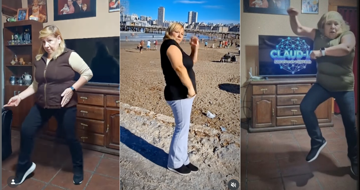María Alicia Arias, la argentina viral en RRSS con sus bailes